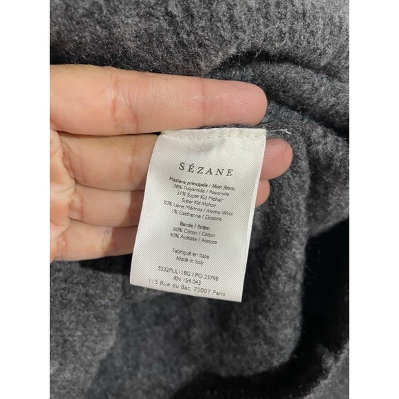 La Maille Sezane Sweater XL Super Kid Mohair Merino Minimalist Old Money Luxury - Picture 5 of 10
